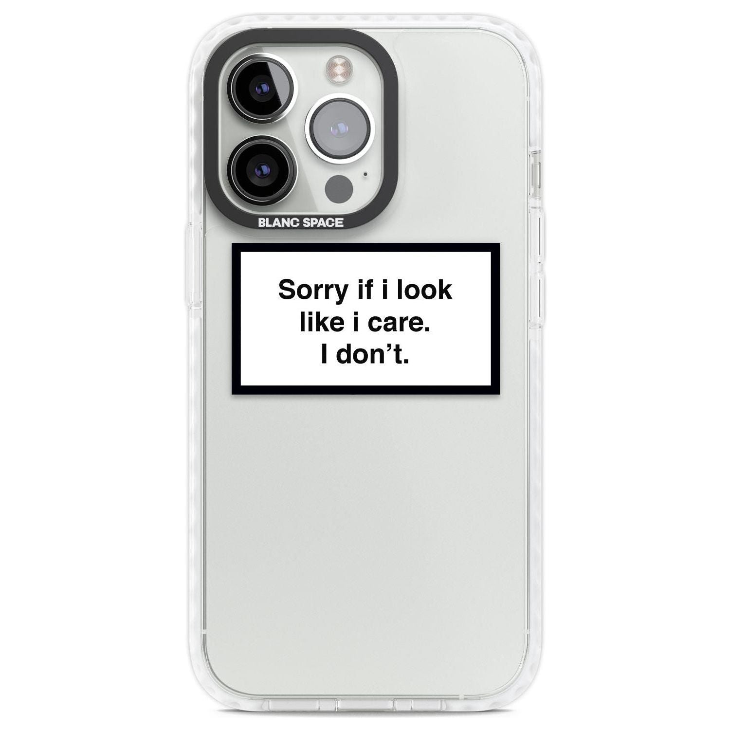 Sorry If I Look Like I Care