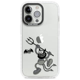 Dancing Devil Phone Case iPhone 13 Pro / Impact Case,iPhone 14 Pro / Impact Case,iPhone 15 Pro Max / Impact Case,iPhone 15 Pro / Impact Case Blanc Space