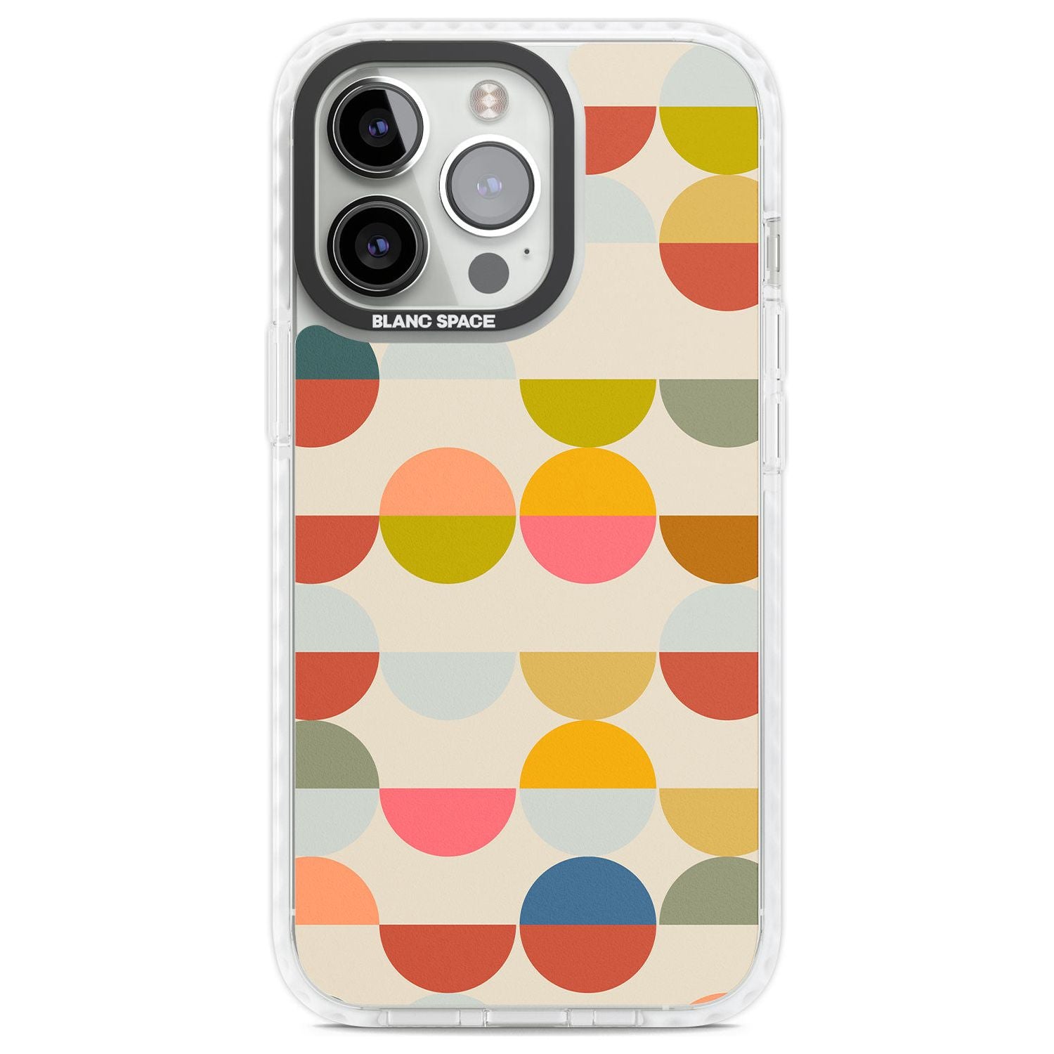 Abstract Retro Shapes: Colourful Circles