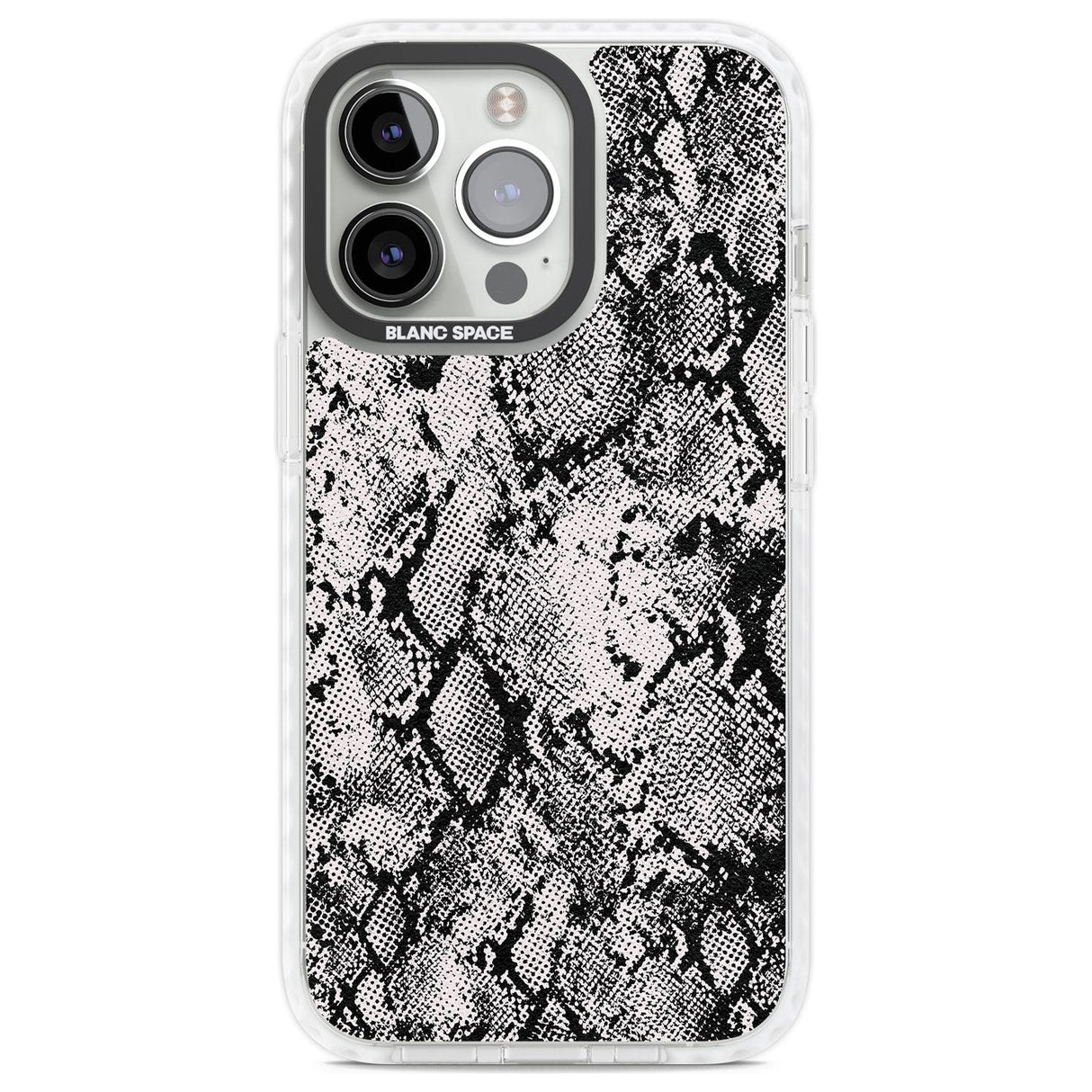 Pastel Snakeskin - Grey Phone Case iPhone 13 Pro / Impact Case,iPhone 14 Pro / Impact Case,iPhone 15 Pro / Impact Case,iPhone 15 Pro Max / Impact Case Blanc Space