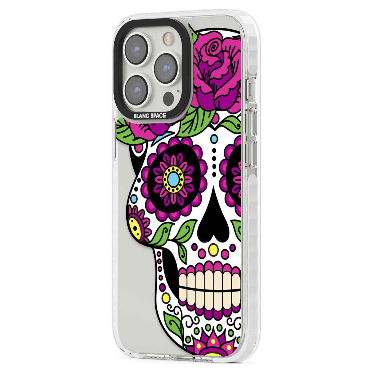 Purple Floral Sugar Skull