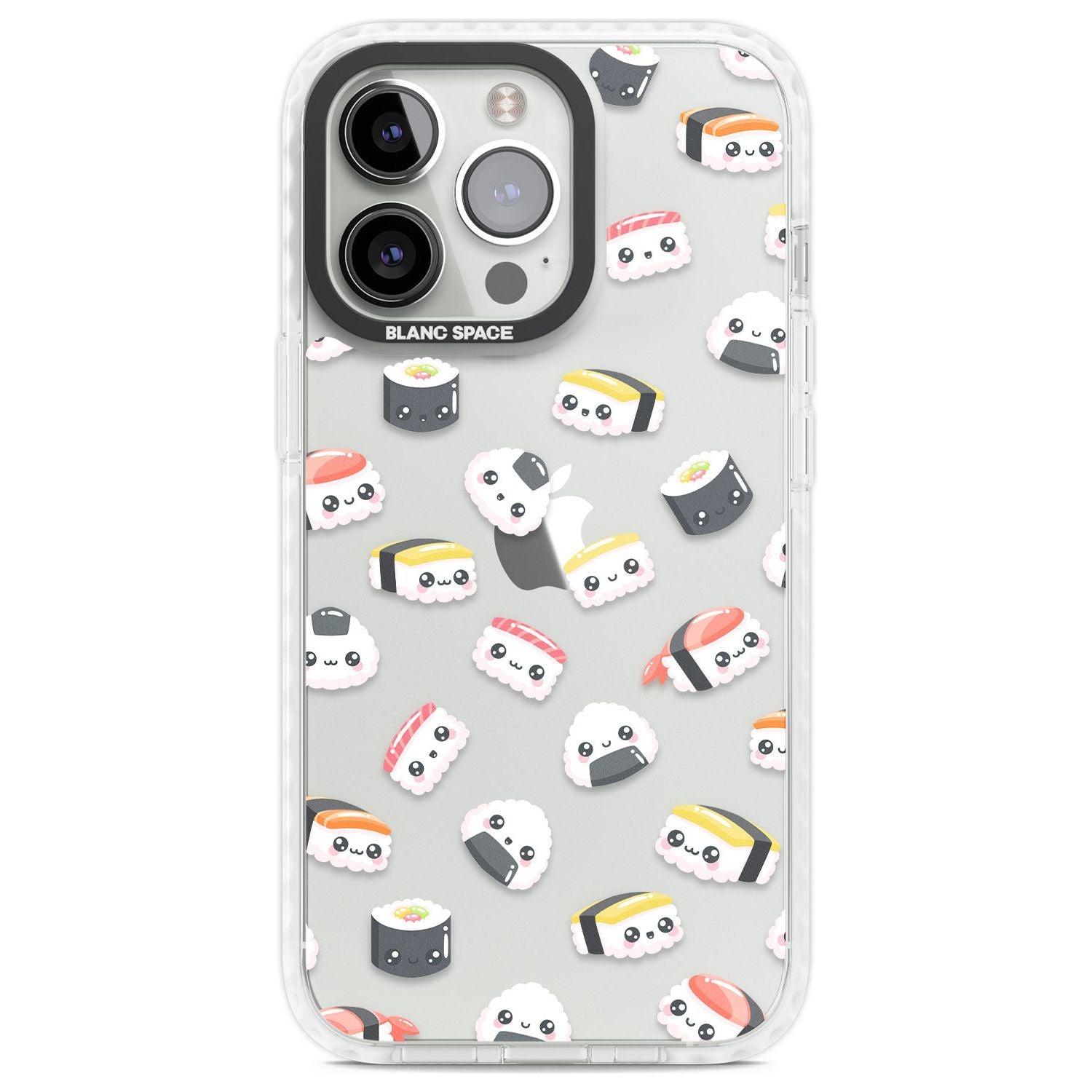 Kawaii Sushi & Rice Phone Case iPhone 13 Pro / Impact Case,iPhone 14 Pro / Impact Case,iPhone 15 Pro Max / Impact Case,iPhone 15 Pro / Impact Case Blanc Space