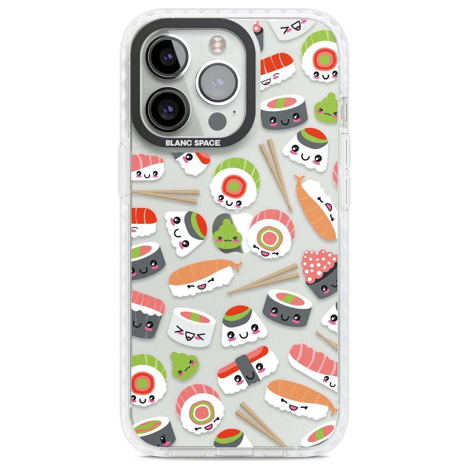 Kawaii Sushi Mix Phone Case iPhone 13 Pro / Impact Case,iPhone 14 Pro / Impact Case,iPhone 15 Pro Max / Impact Case,iPhone 15 Pro / Impact Case Blanc Space