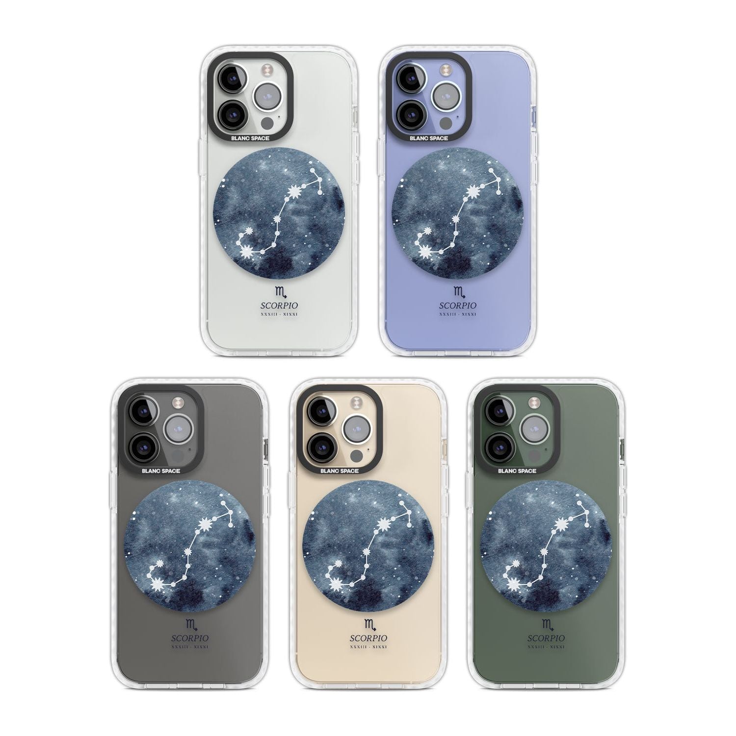 Scorpio Zodiac Blue