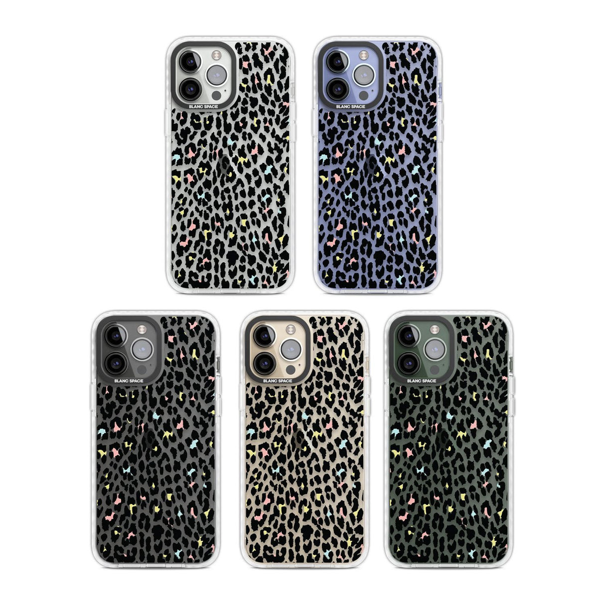 Mixed Pastels Leopard Print - Transparent Phone Case iPhone 15 Pro Max / Black Impact Case,iPhone 15 Plus / Black Impact Case,iPhone 15 Pro / Black Impact Case,iPhone 15 / Black Impact Case,iPhone 15 Pro Max / Impact Case,iPhone 15 Plus / Impact Case,iPhone 15 Pro / Impact Case,iPhone 15 / Impact Case,iPhone 15 Pro Max / Magsafe Black Impact Case,iPhone 15 Plus / Magsafe Black Impact Case,iPhone 15 Pro / Magsafe Black Impact Case,iPhone 15 / Magsafe Black Impact Case,iPhone 14 Pro Max / Black Impact Case,iP