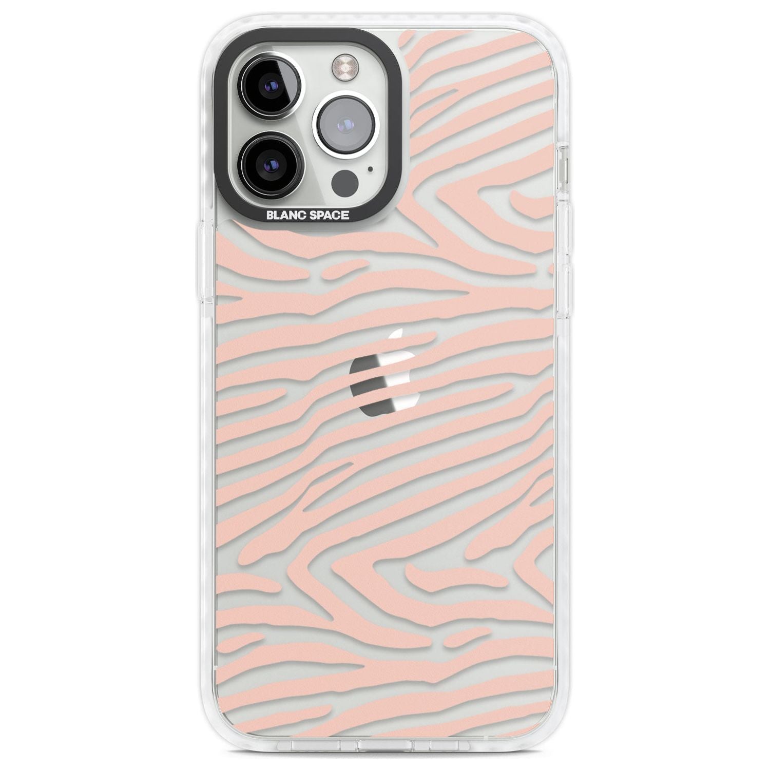 Horizontal Zebra Stripes Transparent Animal Print