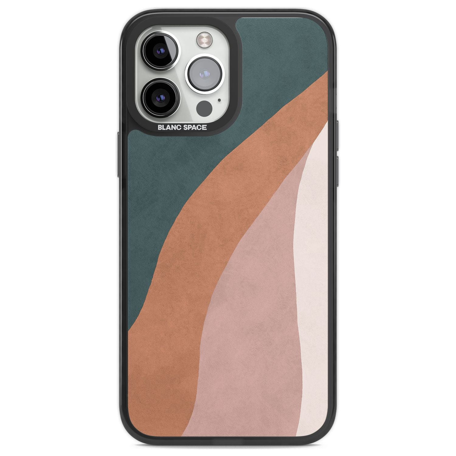 Lush Abstract Watercolour: Design #7 Phone Case iPhone 13 Pro Max / Black Impact Case,iPhone 14 Pro Max / Black Impact Case Blanc Space