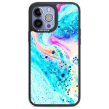 Ocean White Bath Bomb Phone Case iPhone 13 Pro Max / Black Impact Case,iPhone 14 Pro Max / Black Impact Case Blanc Space