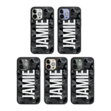 Personalised Vertical Name Black Camouflage Custom Phone Case iPhone 15 Pro Max / Black Impact Case,iPhone 15 Plus / Black Impact Case,iPhone 15 Pro / Black Impact Case,iPhone 15 / Black Impact Case,iPhone 15 Pro Max / Impact Case,iPhone 15 Plus / Impact Case,iPhone 15 Pro / Impact Case,iPhone 15 / Impact Case,iPhone 15 Pro Max / Magsafe Black Impact Case,iPhone 15 Plus / Magsafe Black Impact Case,iPhone 15 Pro / Magsafe Black Impact Case,iPhone 15 / Magsafe Black Impact Case,iPhone 14 Pro Max / Black Impac