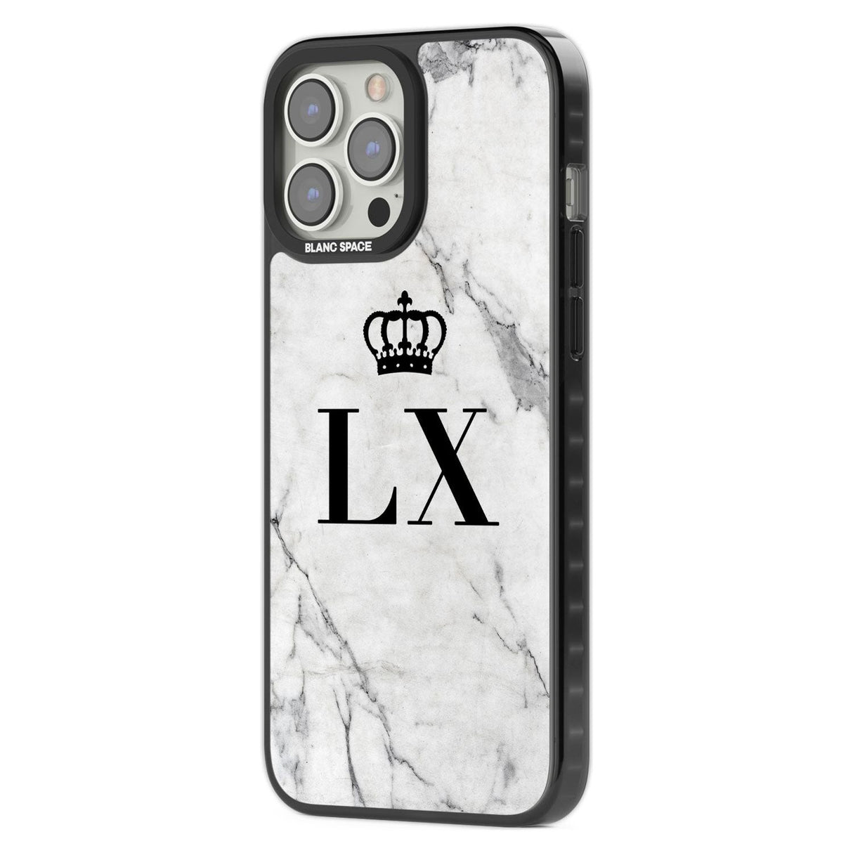 Personalised Initials with Crown on White Marble Custom Phone Case iPhone 15 Pro Max / Black Impact Case,iPhone 15 Plus / Black Impact Case,iPhone 15 Pro / Black Impact Case,iPhone 15 / Black Impact Case,iPhone 15 Pro Max / Impact Case,iPhone 15 Plus / Impact Case,iPhone 15 Pro / Impact Case,iPhone 15 / Impact Case,iPhone 15 Pro Max / Magsafe Black Impact Case,iPhone 15 Plus / Magsafe Black Impact Case,iPhone 15 Pro / Magsafe Black Impact Case,iPhone 15 / Magsafe Black Impact Case,iPhone 14 Pro Max / Black 