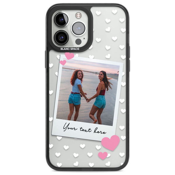 Personalised Hearts Instant Camera Photo