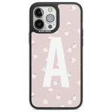 Personalised Pink Daisy Personalised Custom Phone Case iPhone 13 Pro Max / Black Impact Case,iPhone 14 Pro Max / Black Impact Case Blanc Space