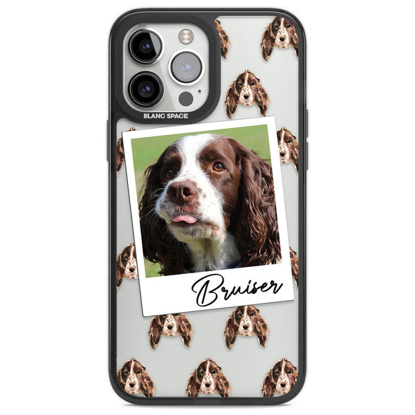 Personalised Springer Spaniel Instant Camera Photo