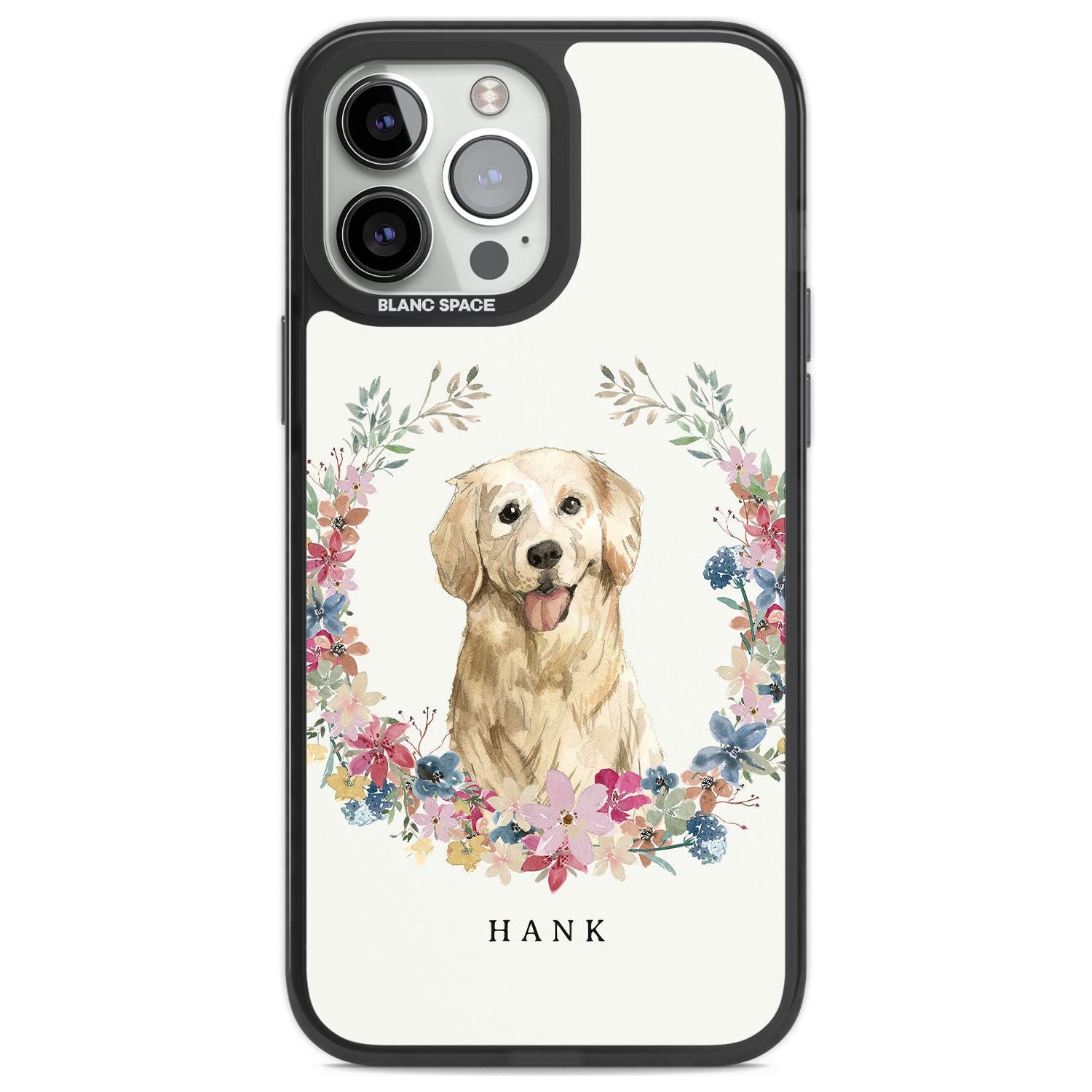 Personalised Golden Retriever - Watercolour Dog Portrait