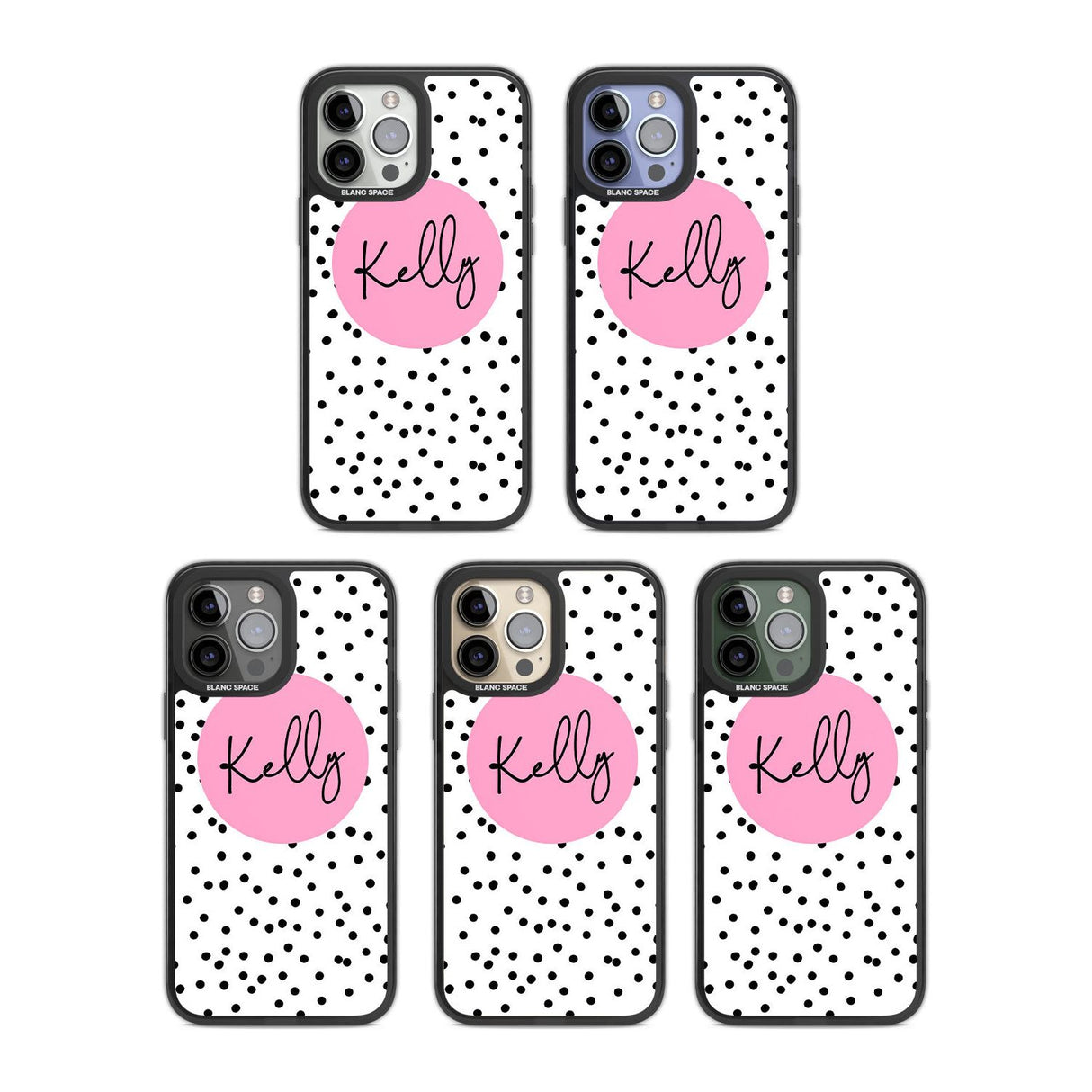 Personalised Pink Circle & Dots Custom Phone Case iPhone 15 Pro Max / Black Impact Case,iPhone 15 Plus / Black Impact Case,iPhone 15 Pro / Black Impact Case,iPhone 15 / Black Impact Case,iPhone 15 Pro Max / Impact Case,iPhone 15 Plus / Impact Case,iPhone 15 Pro / Impact Case,iPhone 15 / Impact Case,iPhone 15 Pro Max / Magsafe Black Impact Case,iPhone 15 Plus / Magsafe Black Impact Case,iPhone 15 Pro / Magsafe Black Impact Case,iPhone 15 / Magsafe Black Impact Case,iPhone 14 Pro Max / Black Impact Case,iPhon