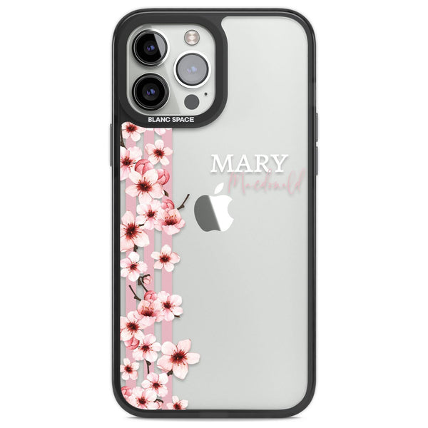 Personalised Cherry Blossom Stripe