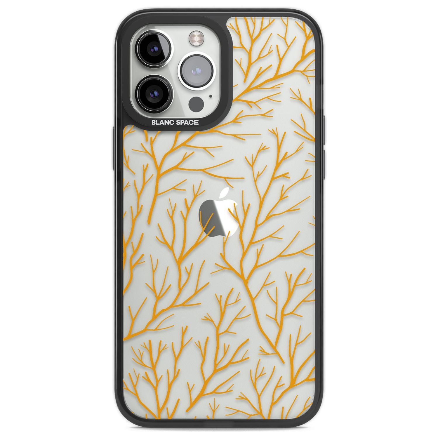 Personalised Bramble Branches Pattern Custom Phone Case iPhone 13 Pro Max / Black Impact Case,iPhone 14 Pro Max / Black Impact Case Blanc Space
