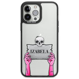 Personalised Grave Plaque Custom Phone Case iPhone 13 Pro Max / Black Impact Case,iPhone 14 Pro Max / Black Impact Case Blanc Space