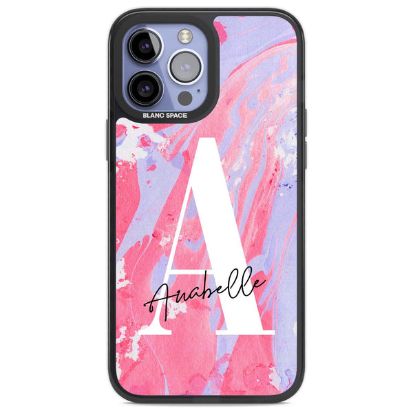 Personalised Pink & Purple Marble