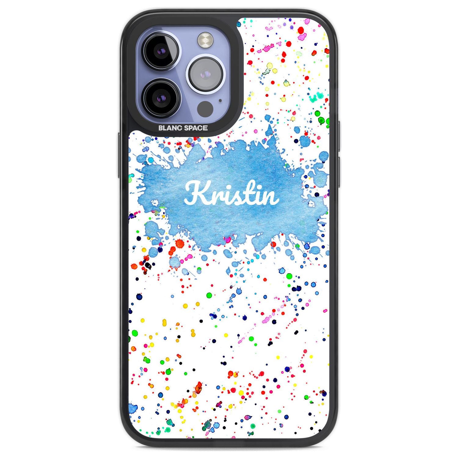Personalised Rainbow Paint Splatter