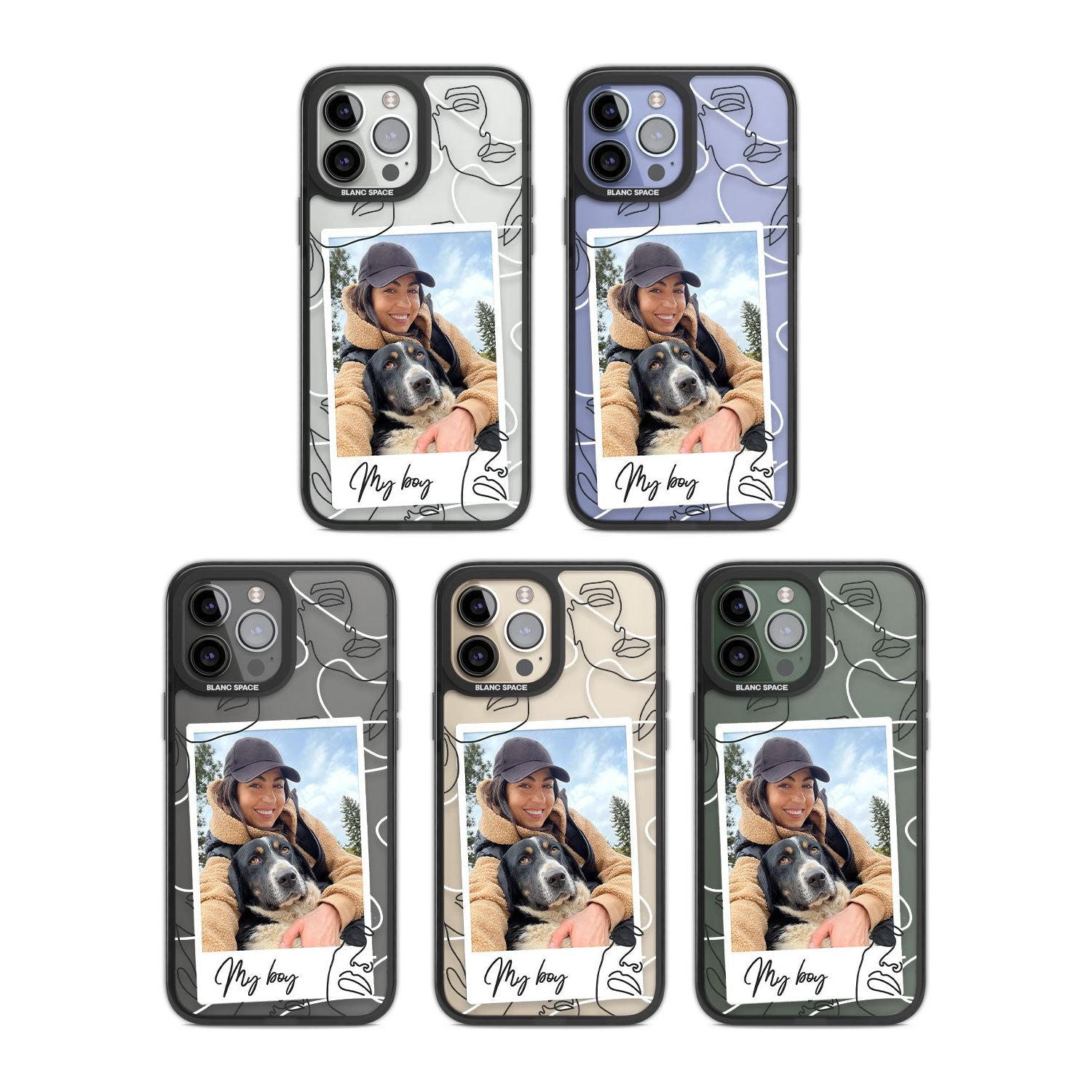 Personalised Snake Instant PhotoPhone Case for iPhone 14 Pro Max