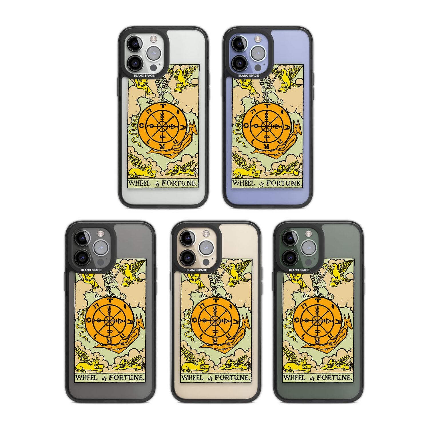 Personalised Wheel of Fortune Tarot Card - Colour