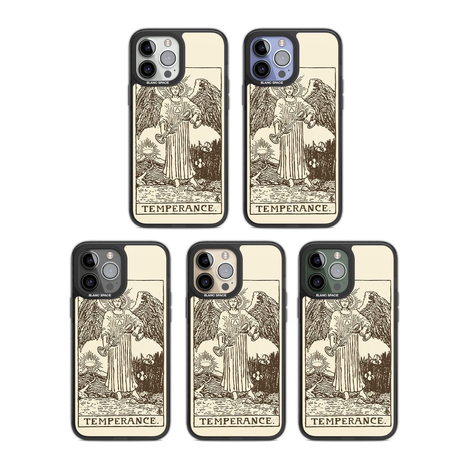 Personalised Temperance Tarot Card - Solid Cream