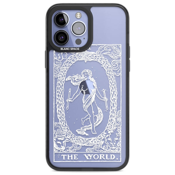 Personalised The World Tarot Card (White)