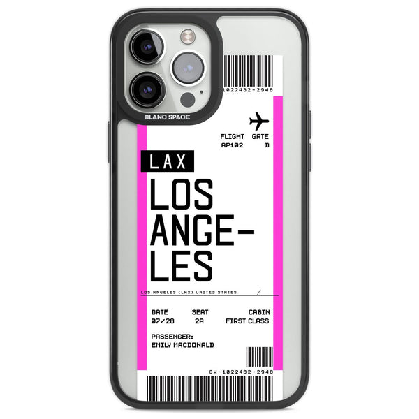Personalised Los Angeles Boarding Pass