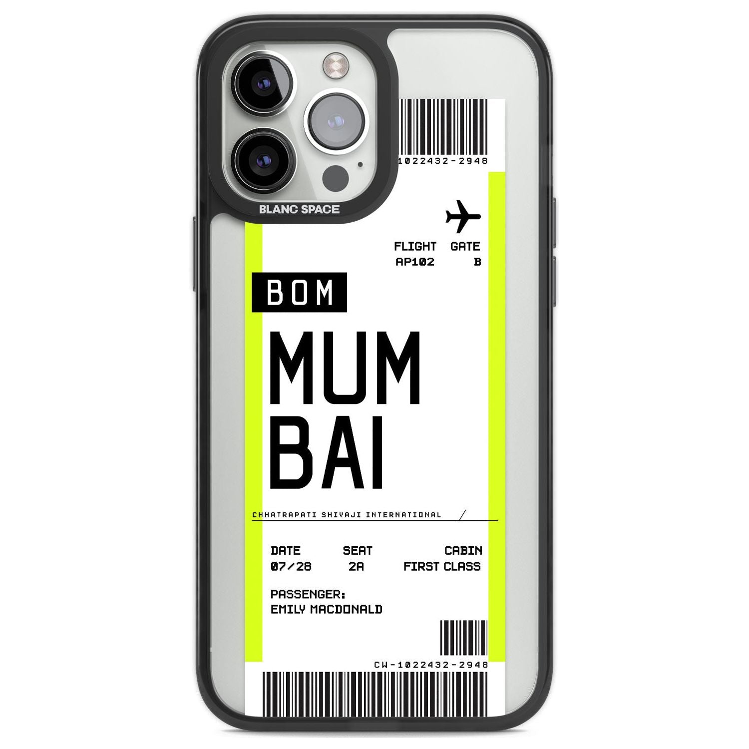 Personalised Mumbai Boarding Pass