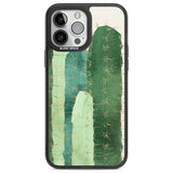 Large Cacti Mix Design Phone Case iPhone 13 Pro Max / Black Impact Case,iPhone 14 Pro Max / Black Impact Case Blanc Space