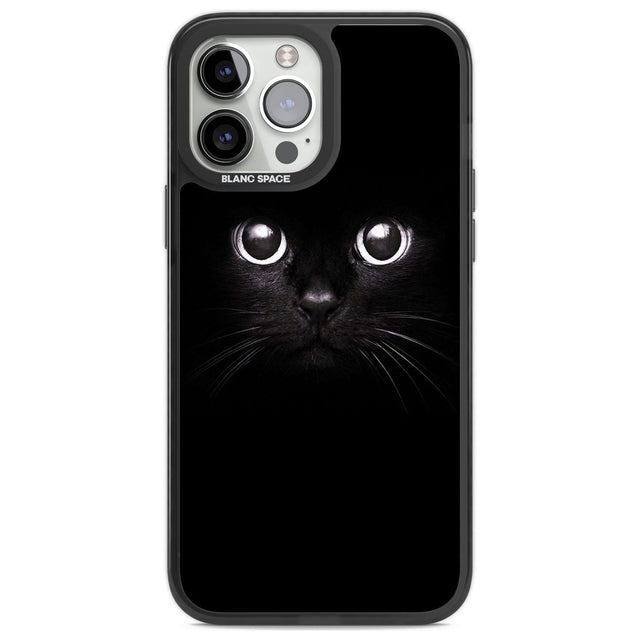 Black Cat Phone Case iPhone 14 Pro Max / Black Impact Case,iPhone 13 Pro Max / Black Impact Case Blanc Space