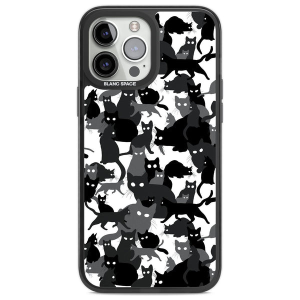 Black & White Cat Camouflage