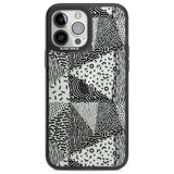 Pattern Mashup (Black) Phone Case iPhone 13 Pro Max / Black Impact Case,iPhone 14 Pro Max / Black Impact Case Blanc Space