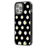 White Daisy Pattern (Black)