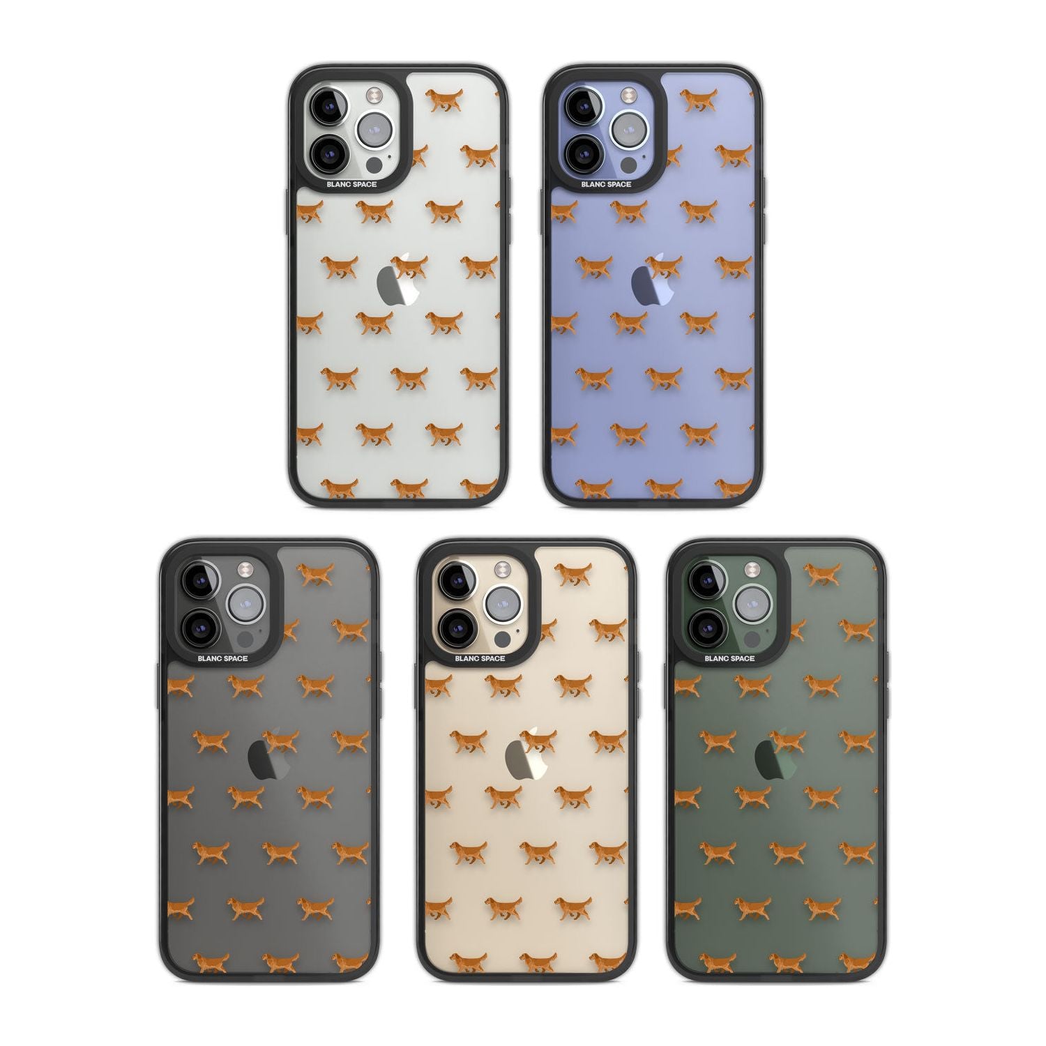 Golden Retriever Dog Pattern Clear