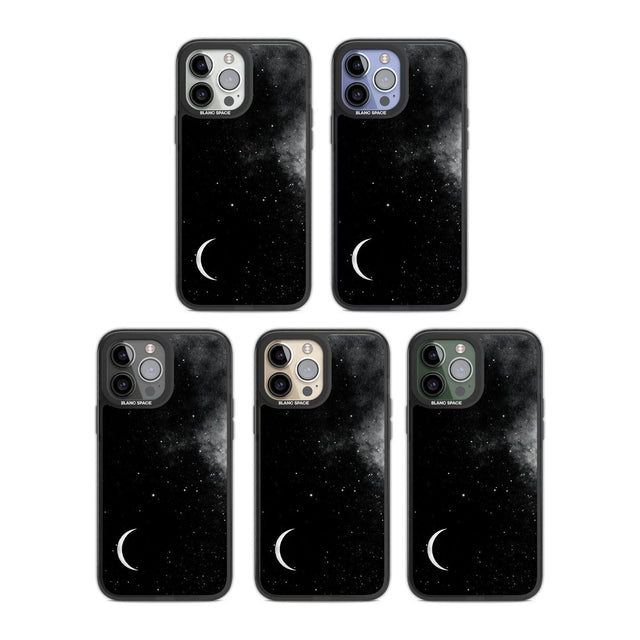 Night Sky Galaxies: Crescent Moon Phone Case iPhone 15 Pro Max / Black Impact Case,iPhone 15 Plus / Black Impact Case,iPhone 15 Pro / Black Impact Case,iPhone 15 / Black Impact Case,iPhone 15 Pro Max / Impact Case,iPhone 15 Plus / Impact Case,iPhone 15 Pro / Impact Case,iPhone 15 / Impact Case,iPhone 15 Pro Max / Magsafe Black Impact Case,iPhone 15 Plus / Magsafe Black Impact Case,iPhone 15 Pro / Magsafe Black Impact Case,iPhone 15 / Magsafe Black Impact Case,iPhone 14 Pro Max / Black Impact Case,iPhone 14 