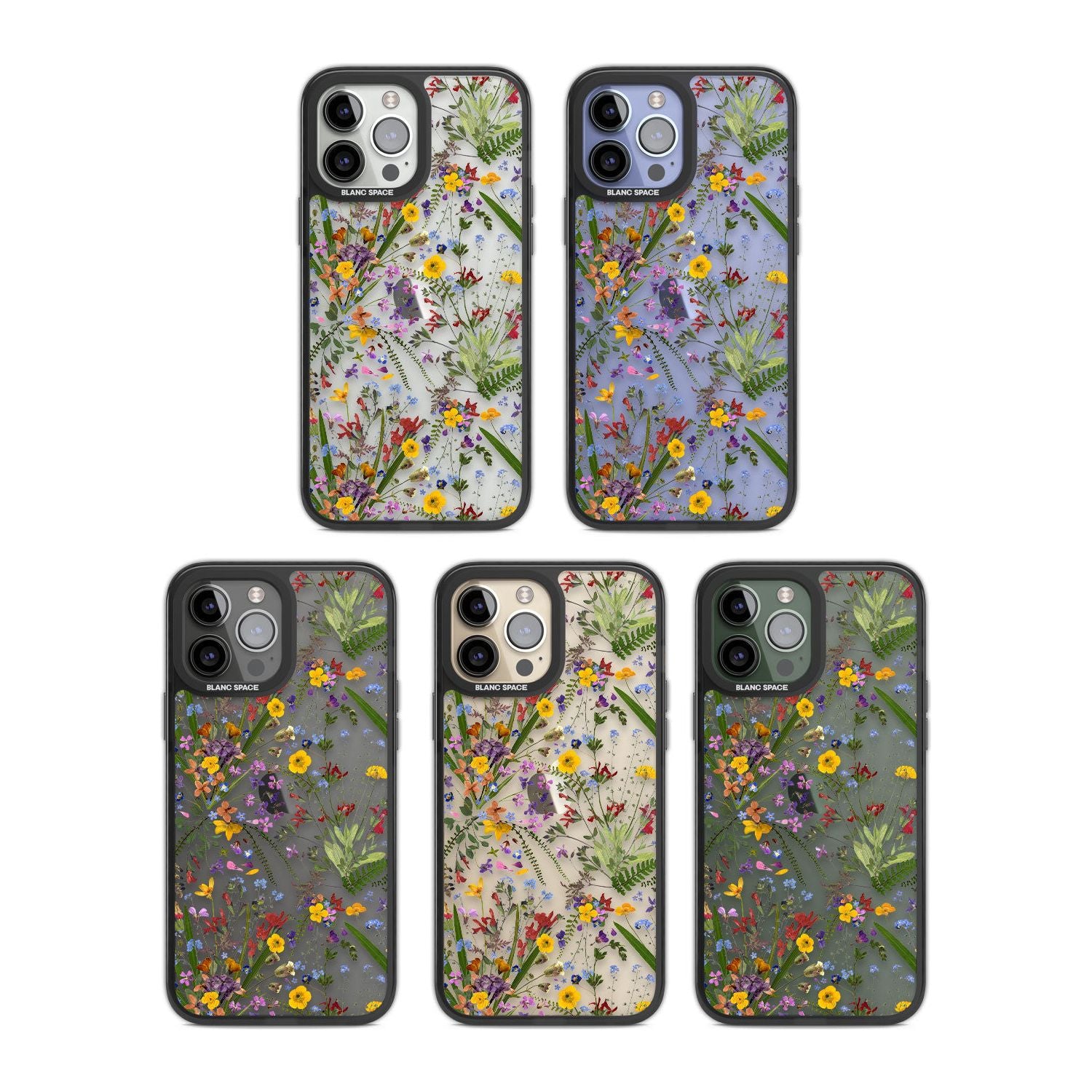 White Stars on Clear Phone Case for iPhone 14 Pro Max