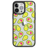 Avocado Love Phone Case iPhone 13 Pro Max / Black Impact Case,iPhone 14 Pro Max / Black Impact Case Blanc Space