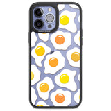 Fried Egg Pattern Phone Case iPhone 13 Pro Max / Black Impact Case,iPhone 14 Pro Max / Black Impact Case Blanc Space