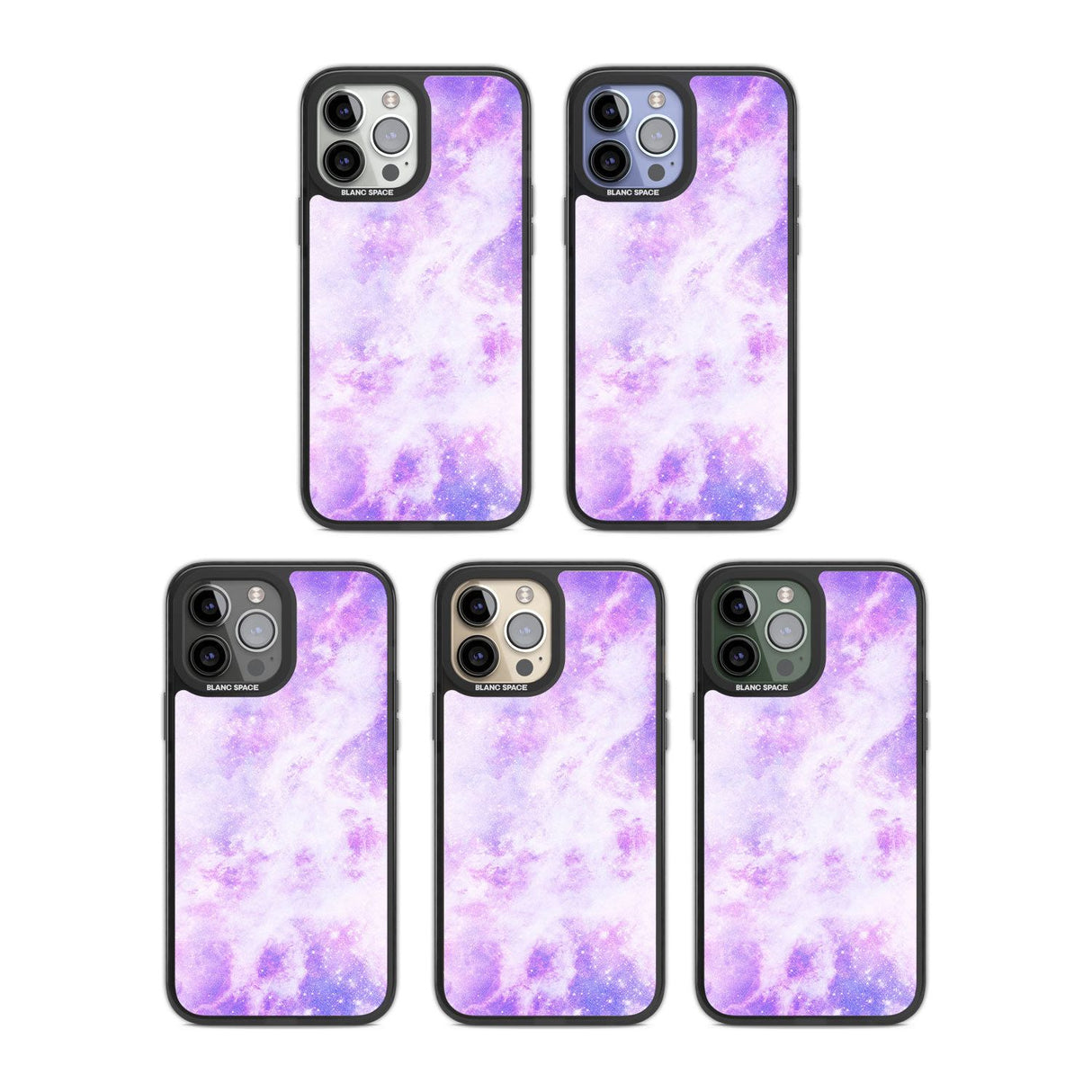 Purple Galaxy Pattern Design