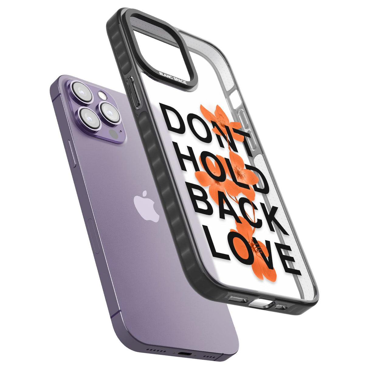 Don't Hold Back Love - Blue & WhitePhone Case for iPhone 14 Pro Max