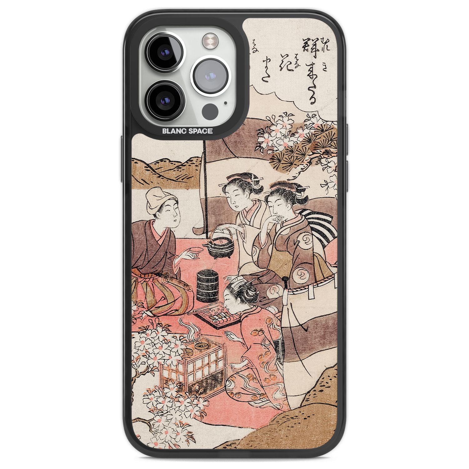 Japanese Afternoon Tea Phone Case iPhone 13 Pro Max / Black Impact Case,iPhone 14 Pro Max / Black Impact Case Blanc Space
