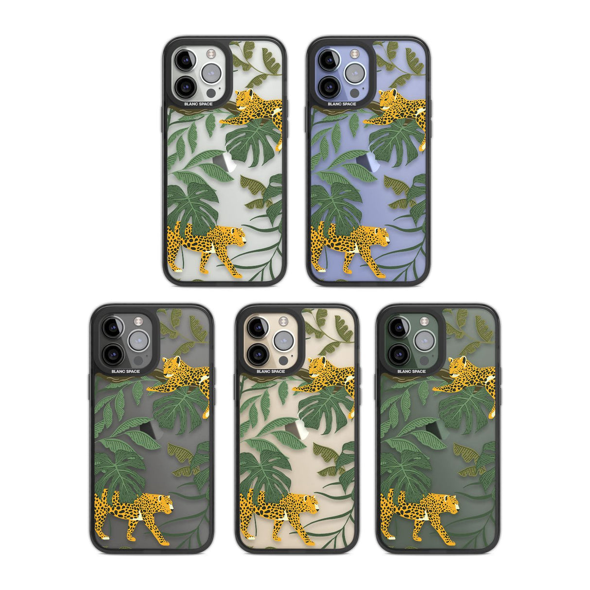 Two Jaguars & Foliage Jungle Cat Pattern