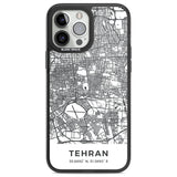 Map of Tehran, Iran Phone Case iPhone 14 Pro Max / Black Impact Case,iPhone 13 Pro Max / Black Impact Case Blanc Space