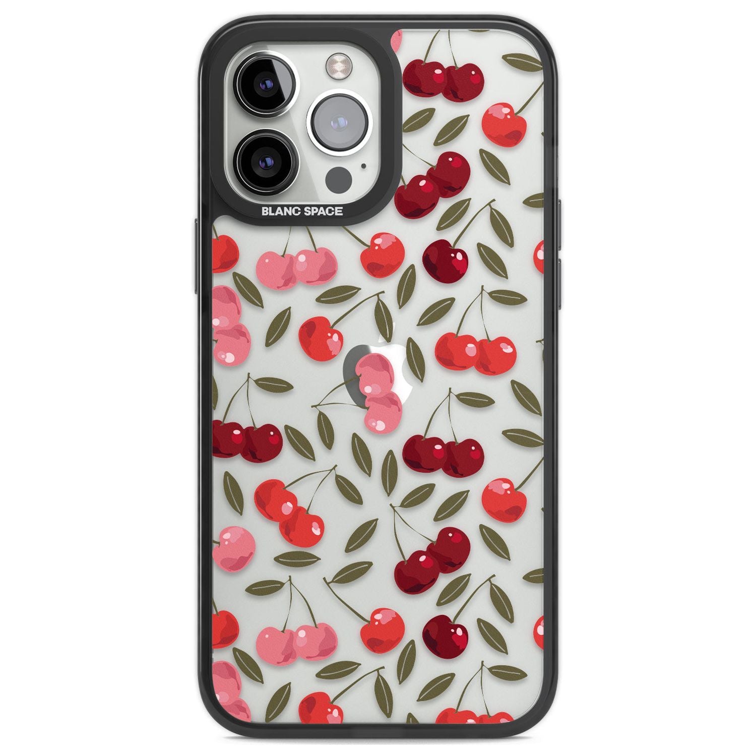 Cherry on top Phone Case iPhone 13 Pro Max / Black Impact Case,iPhone 14 Pro Max / Black Impact Case Blanc Space