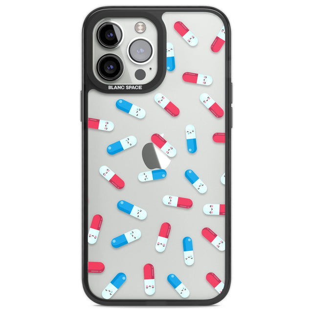 Kawaii Pill PatternPhone Case for iPhone 14 Pro Max