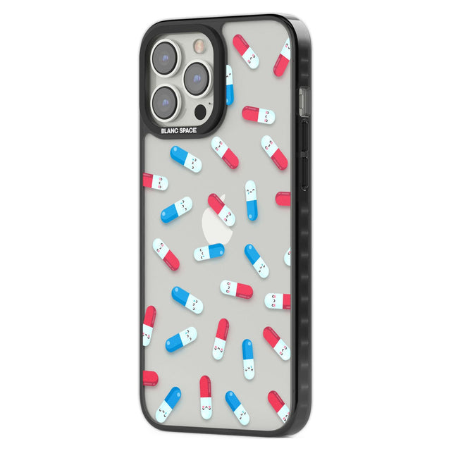 Kawaii Pill PatternPhone Case for iPhone 14 Pro Max