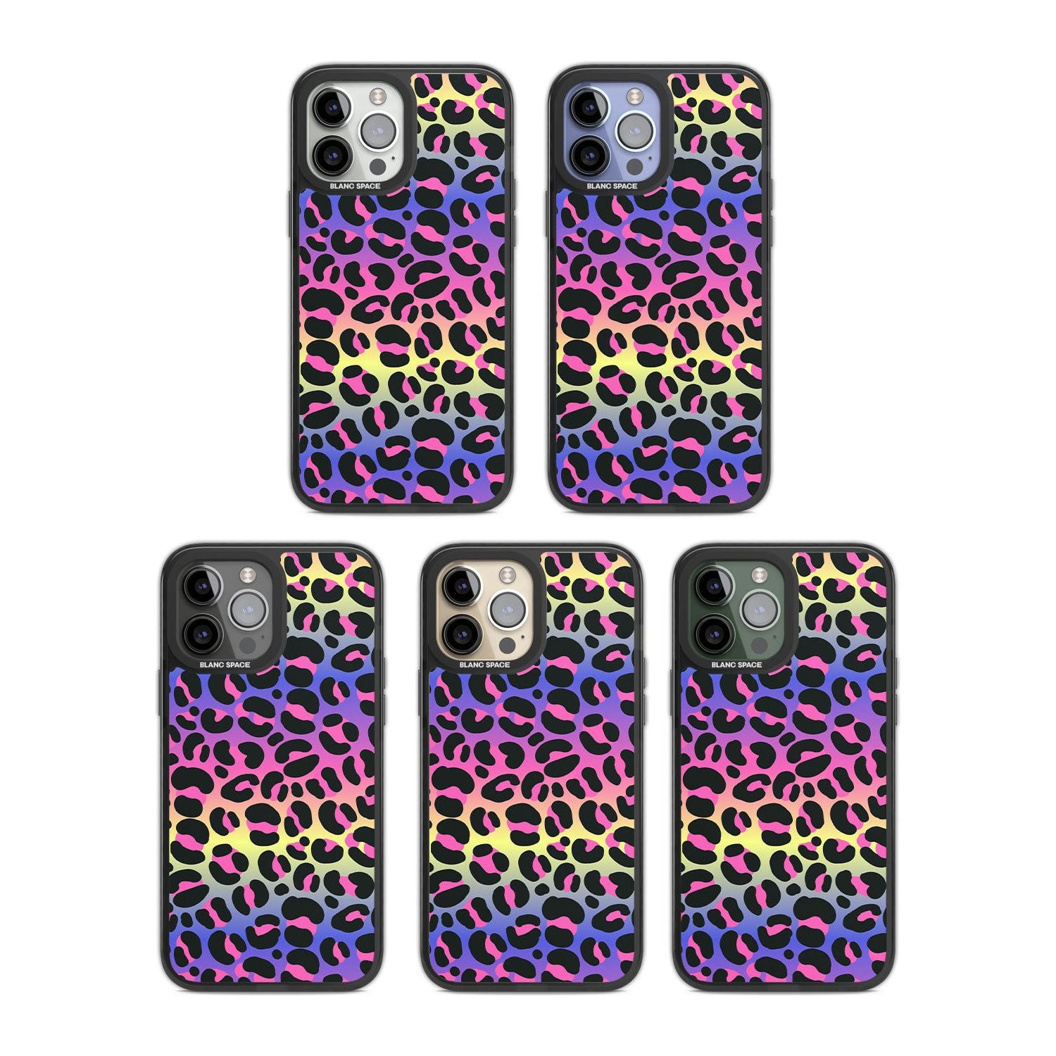 Rainbow Gradient Leopard