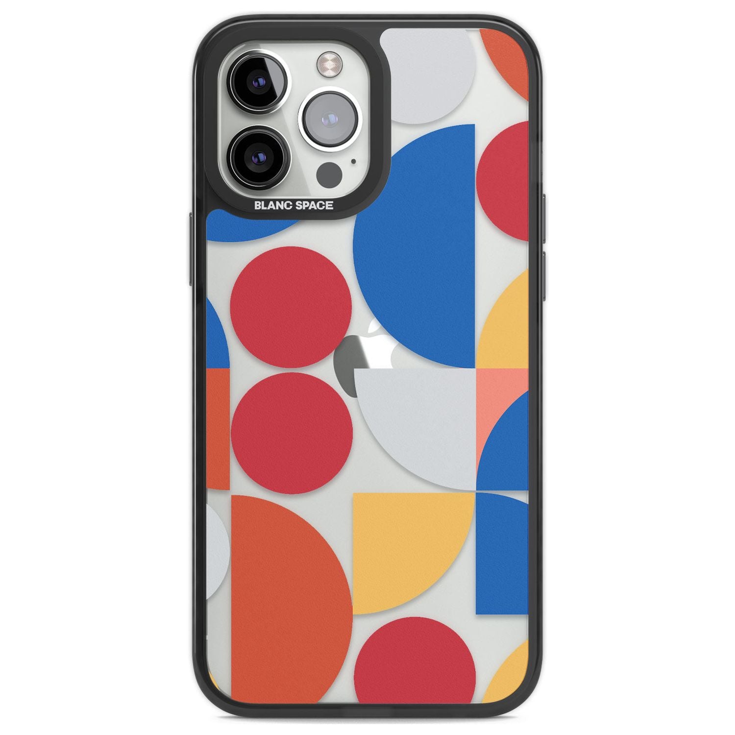Abstract Colourful Mix Phone Case iPhone 13 Pro Max / Black Impact Case,iPhone 14 Pro Max / Black Impact Case Blanc Space
